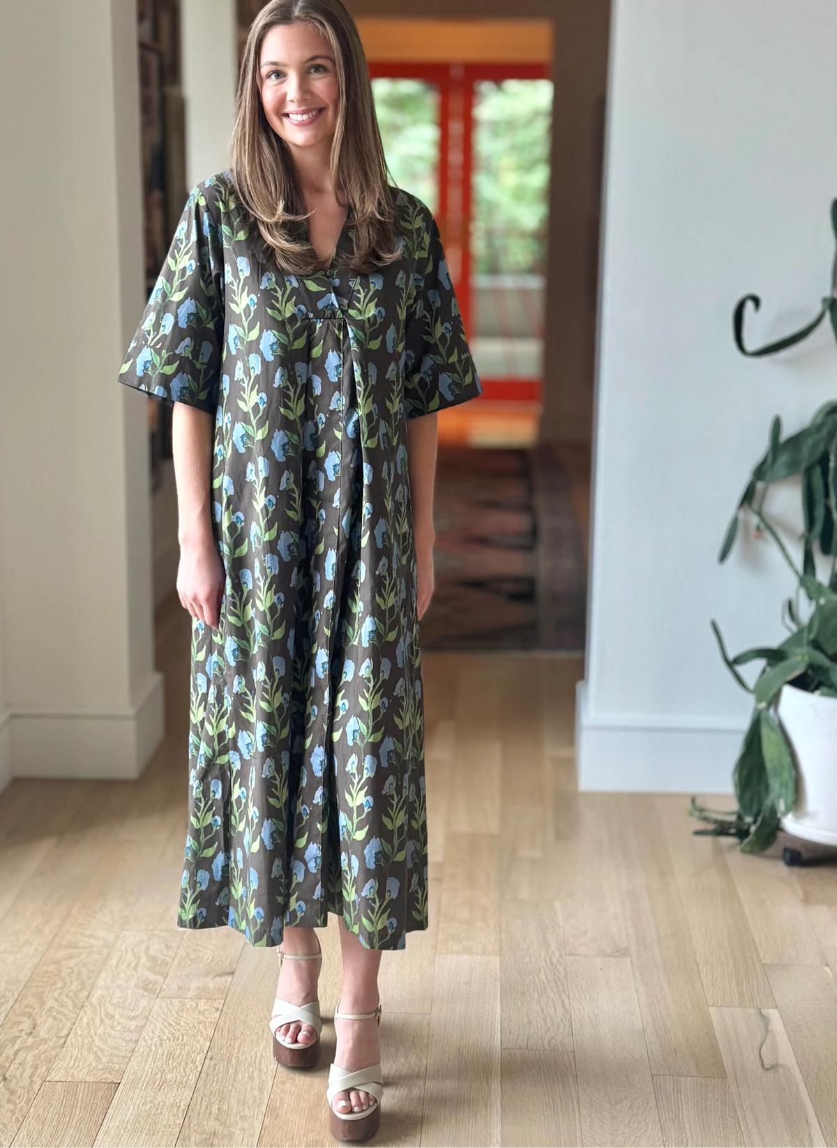 Henriette Maxi Dress- Autumn Vines