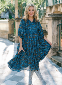 Clover Maxi Dress- Royal Arbor