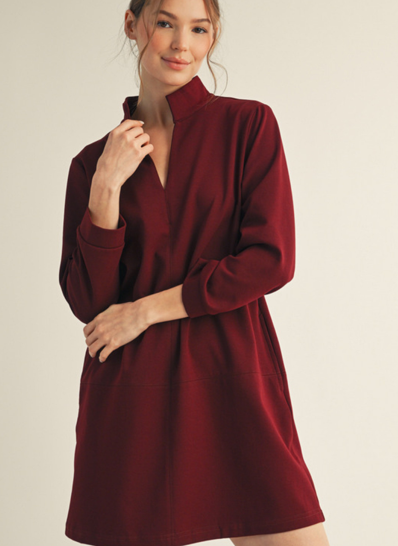 Terri Collared Shift Dress