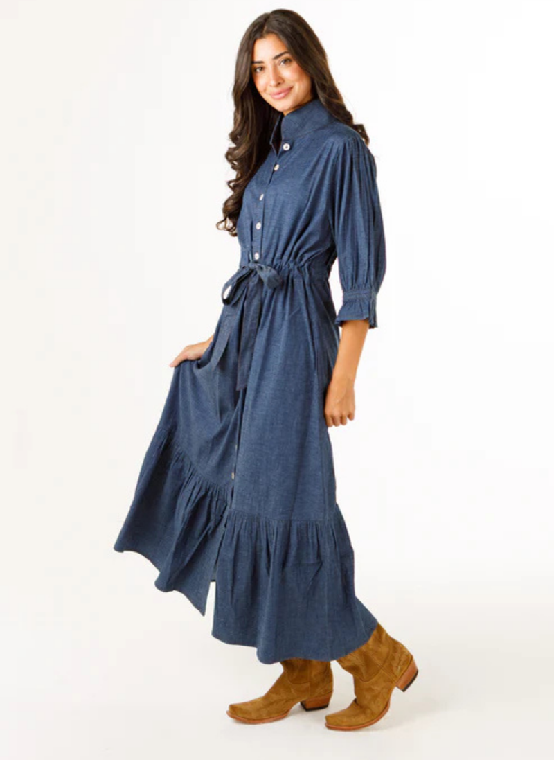 Catherine Dress- Denim