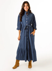 Catherine Dress- Denim