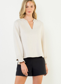 Suzanne Suede Top
