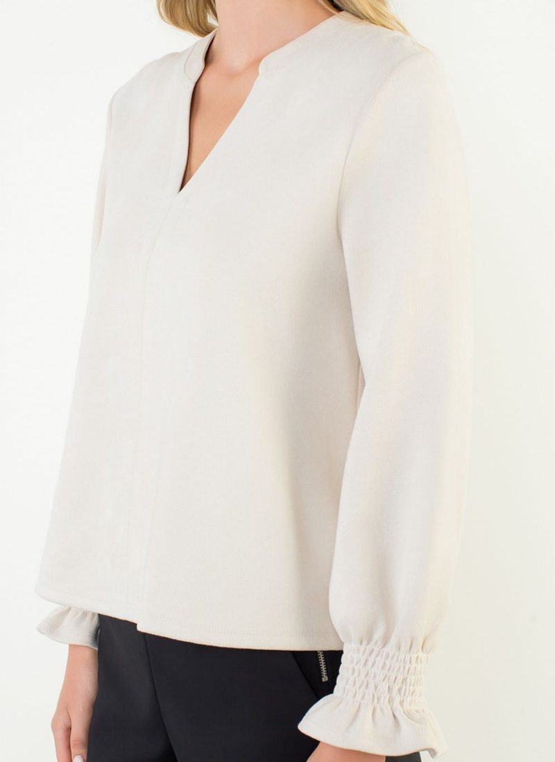 Suzanne Suede Top
