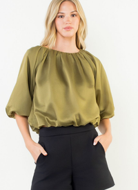 Rebecca Tencel Bubble Blouse