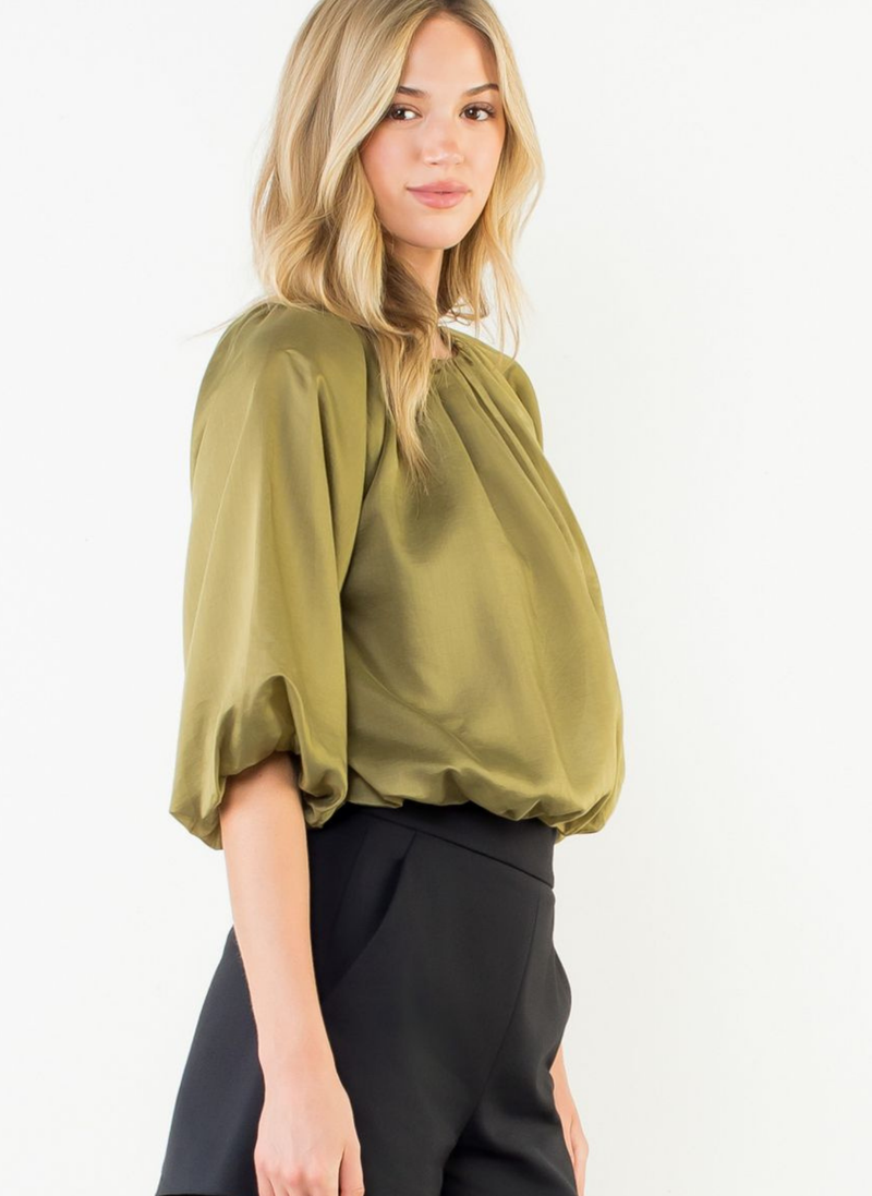 Rebecca Tencel Bubble Blouse