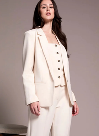 Luxury Twill Lined Blazer
