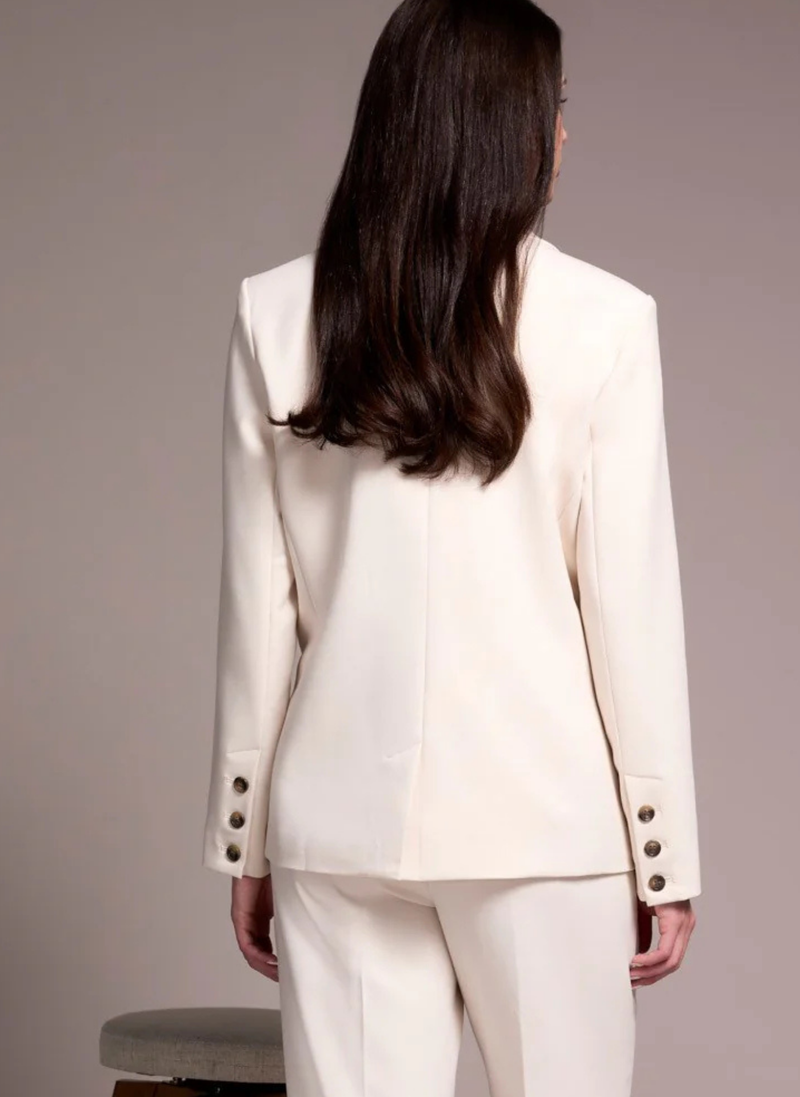 Luxury Twill Lined Blazer