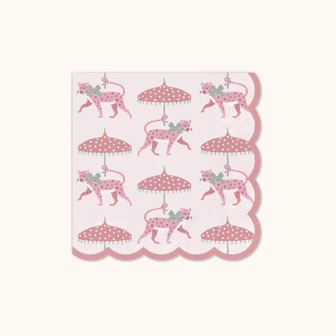 Scalloped Beverage Napkins