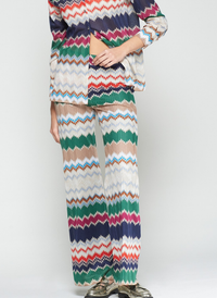 Herringbone Lurex Pants