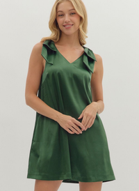 Silk Bows Cocktail Dress