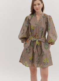 Brit Botanical Mini Dress