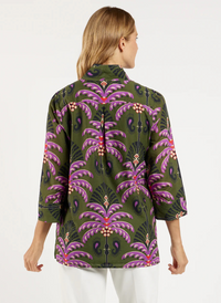 Cricket Top- Decorative Frond Loden
