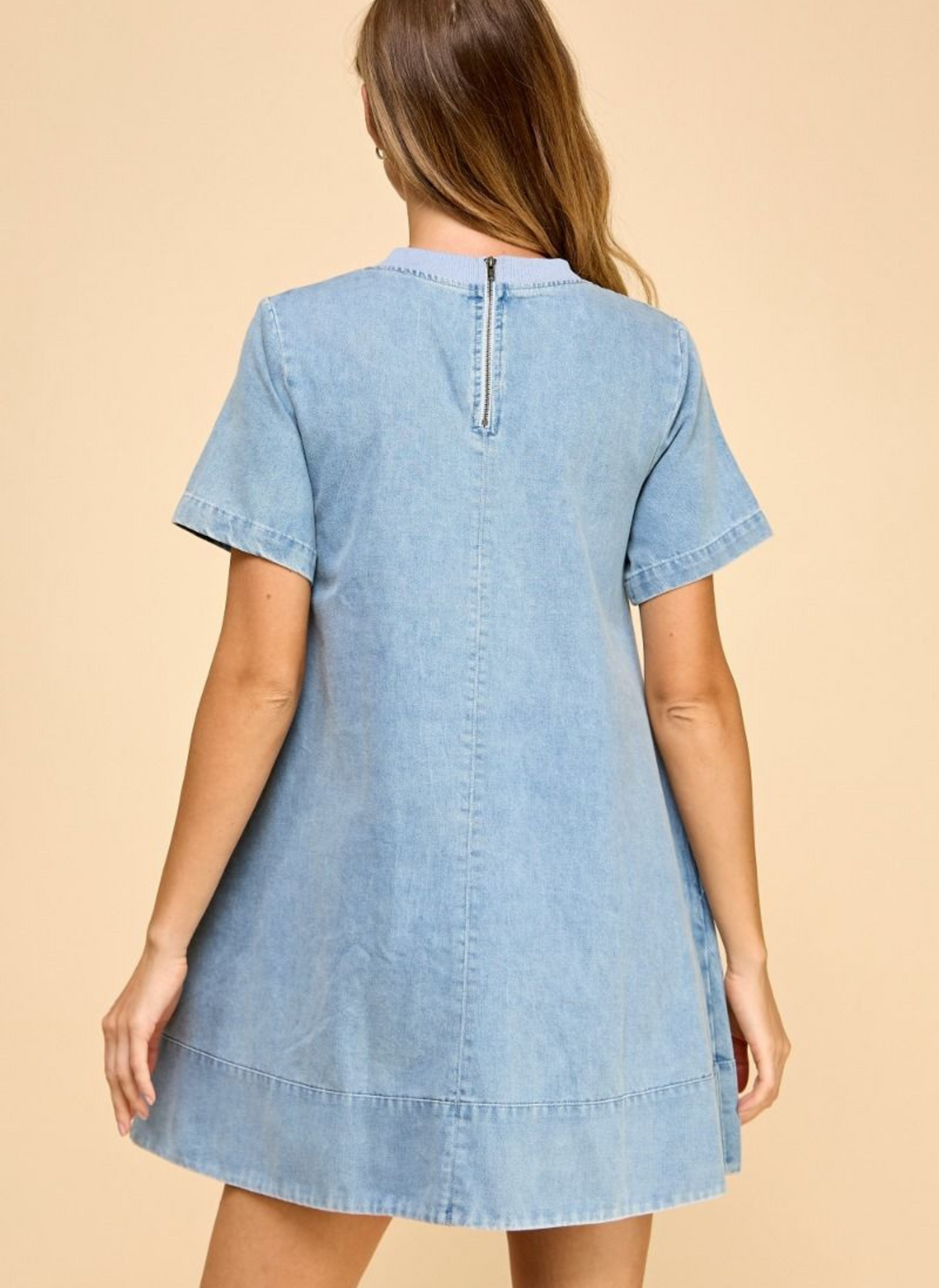 Allison A-Line Denim Dress