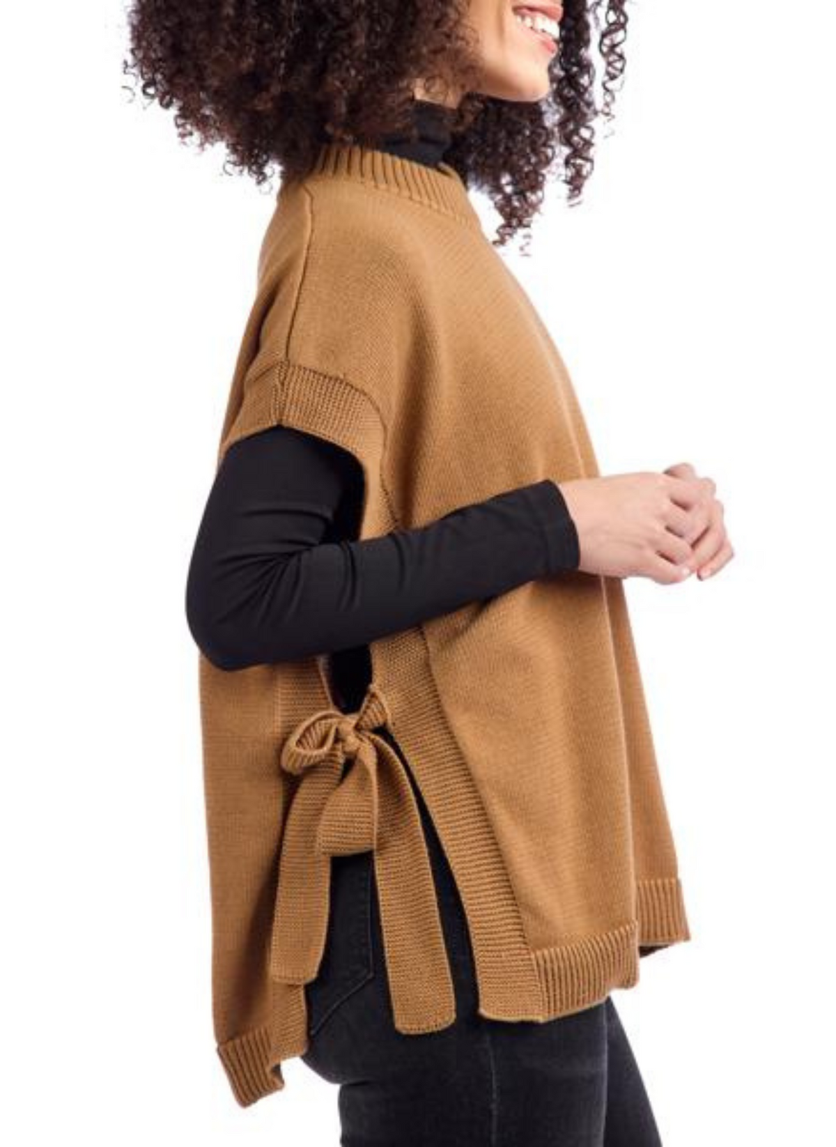 Side Tye Sweater Vest