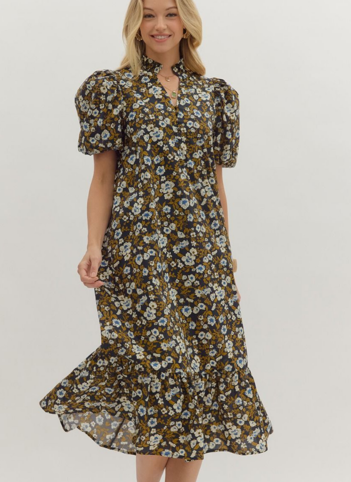 Kit Floral Midi Dress