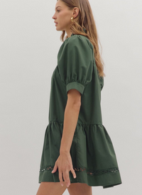 Crotchet Lace Mini Dress
