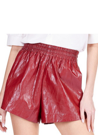 Vegan Leather Pocket Short