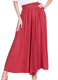 Wide Leg Culotte Pant