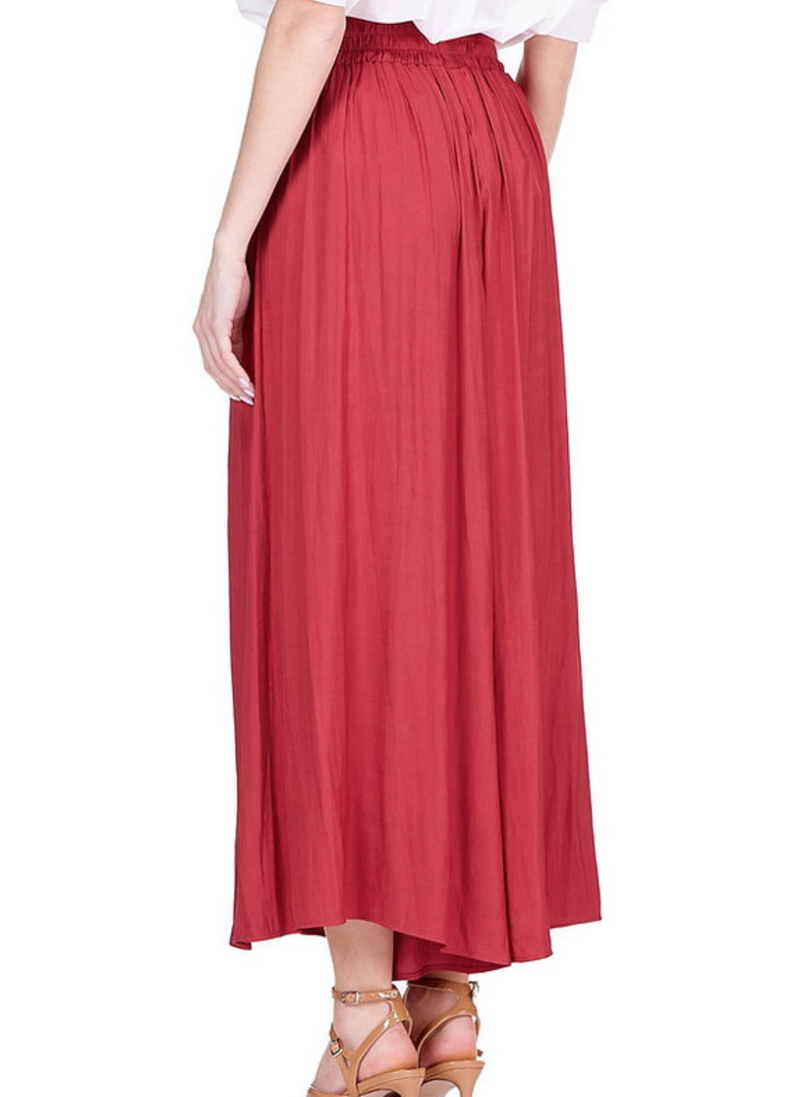 Wide Leg Culotte Pant