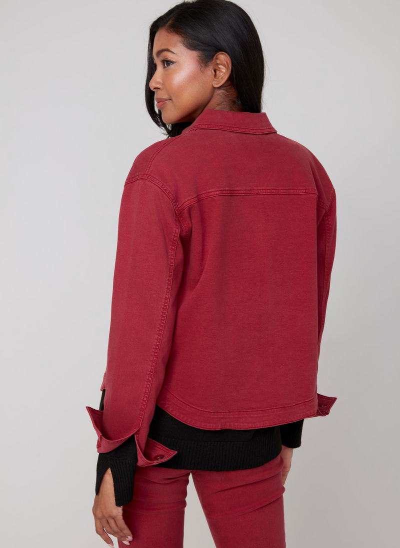 Curved Hem Shacket