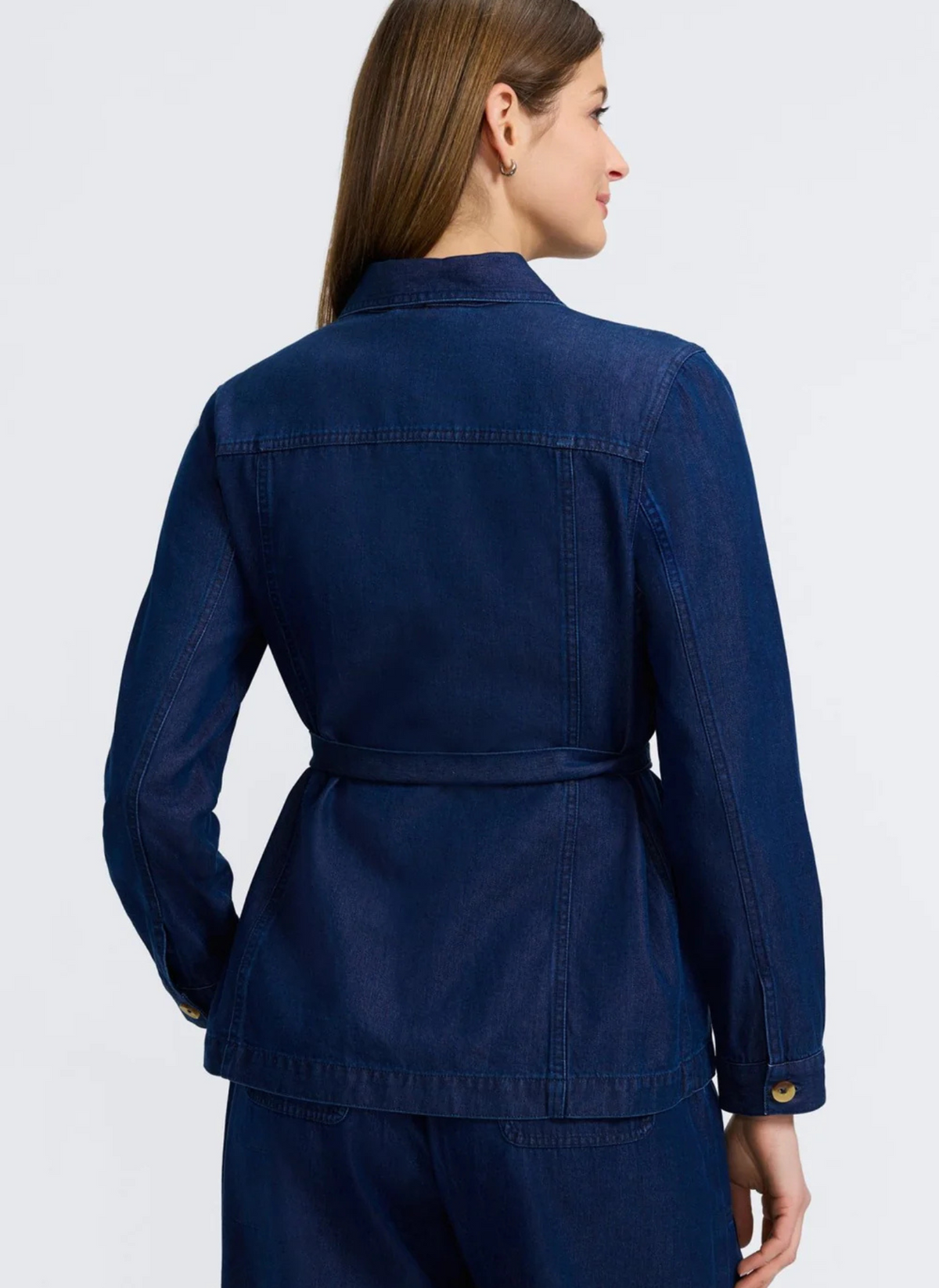 Stella Belted Denim Jacket