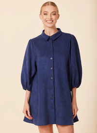 Brynn Faux Suede Dress