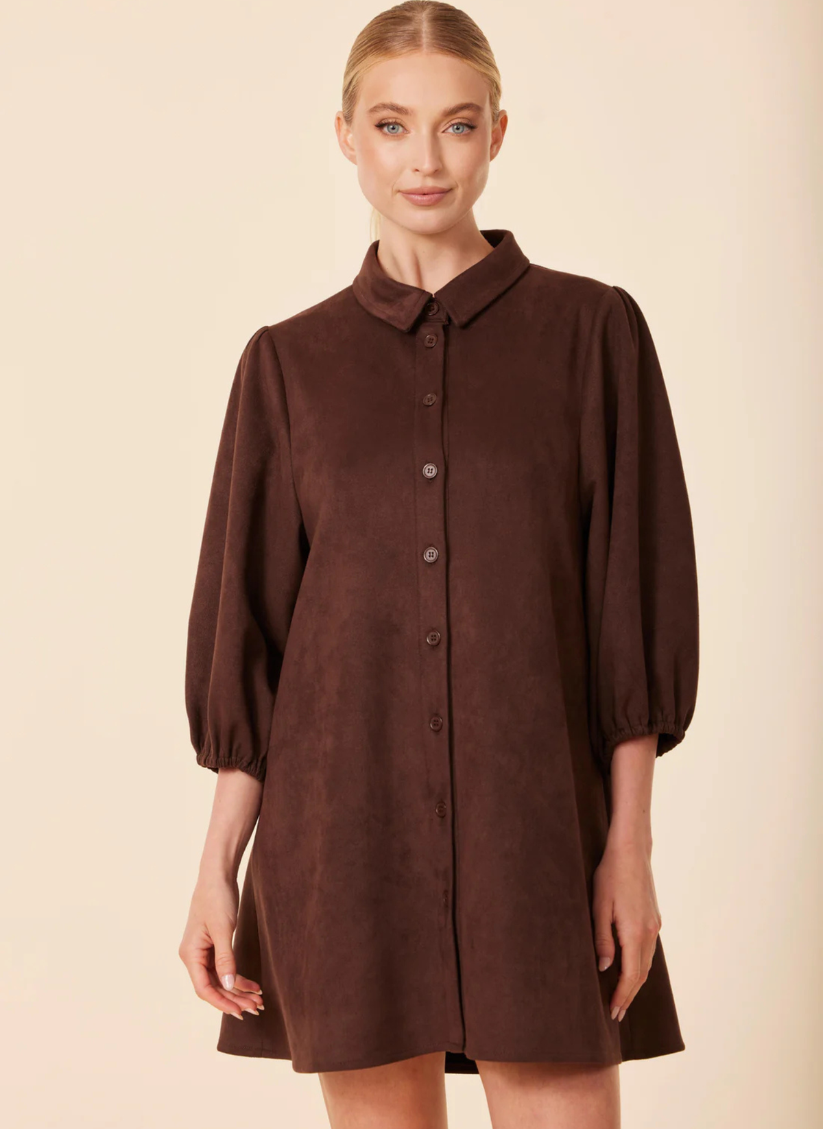 Brynn Faux Suede Dress