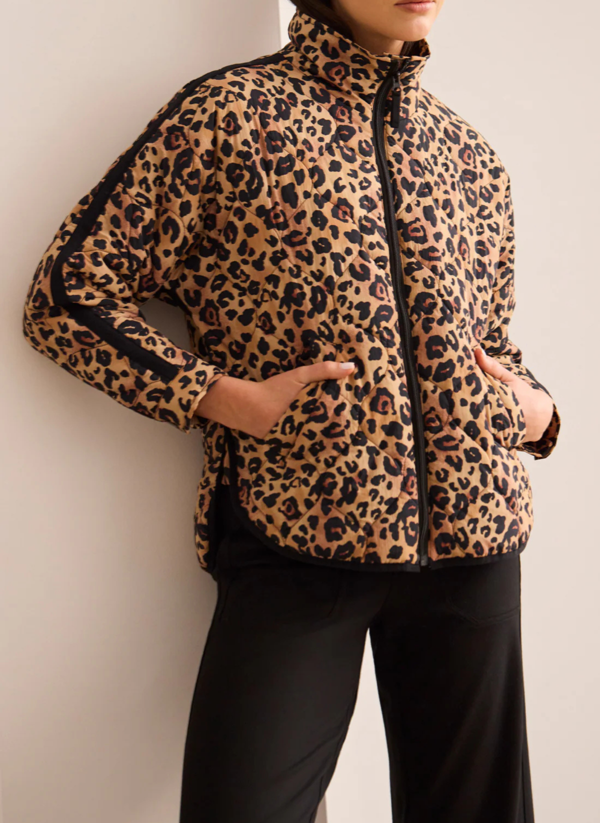 Lightweight Drop Shoulder Quilted Puffer