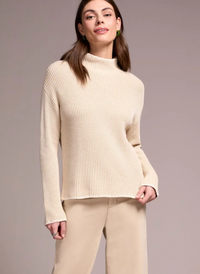 Combed Cotton Two Tone Sweater