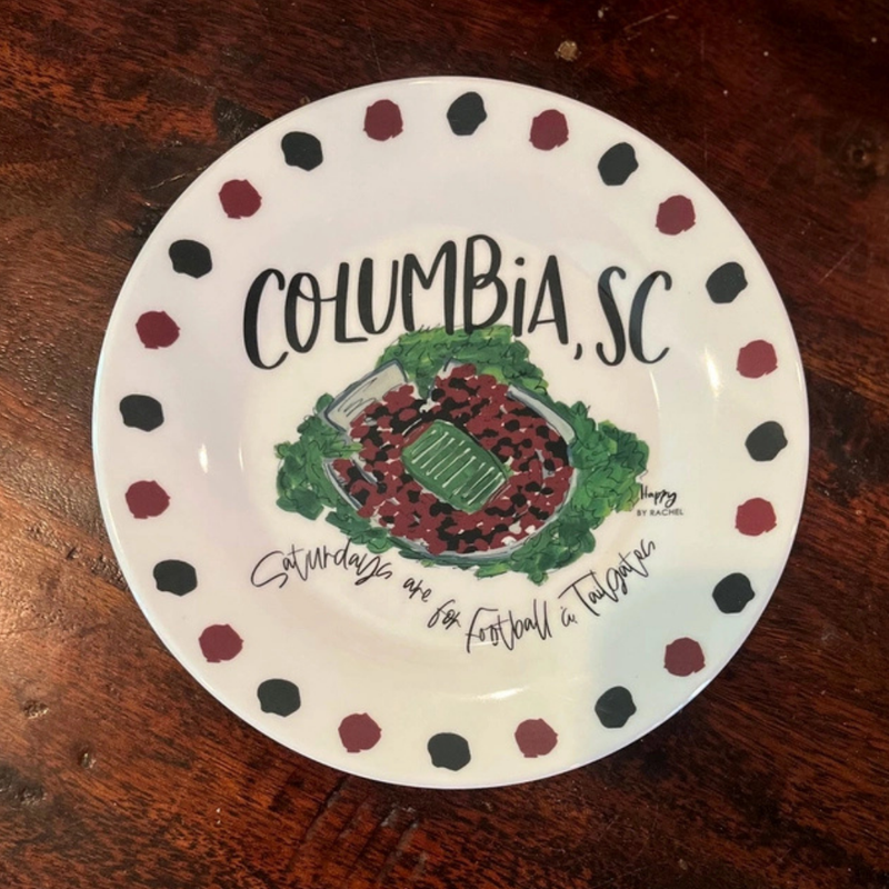 9" College Melamine Plate