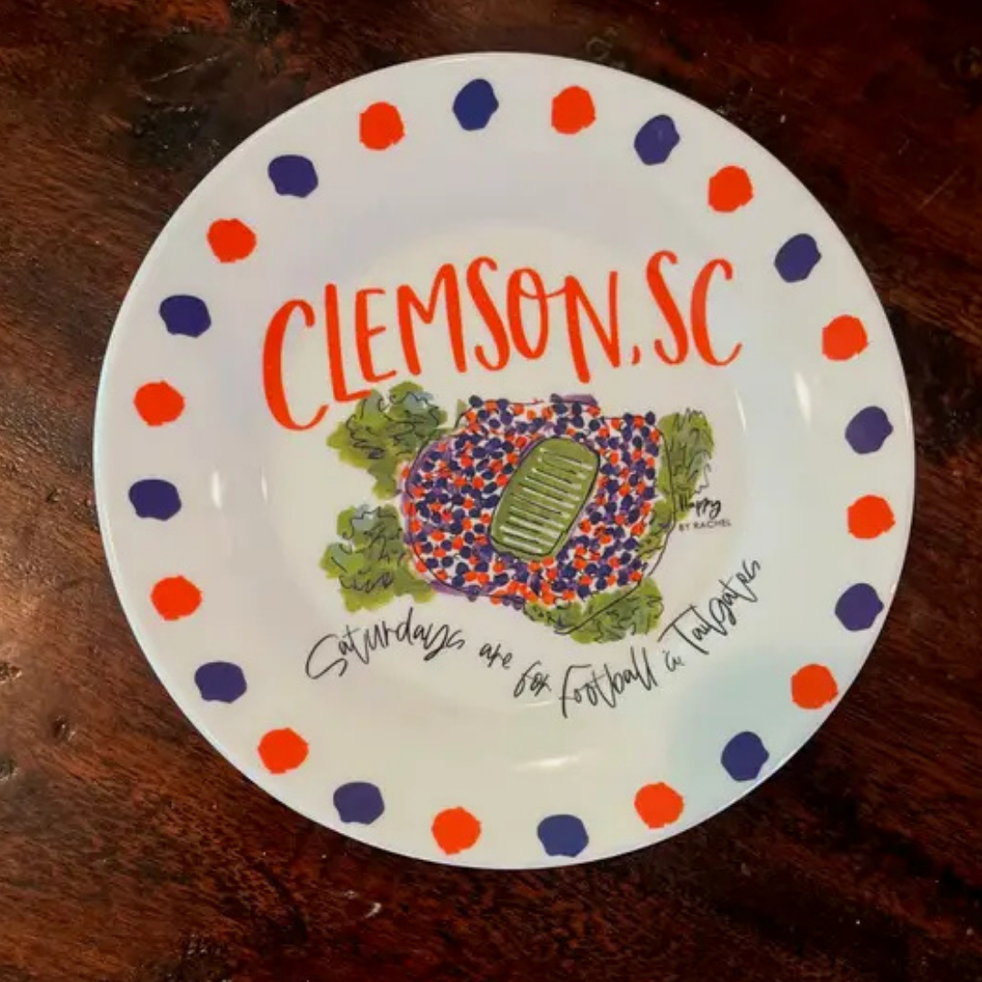 9" College Melamine Plate