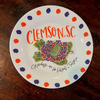 9" College Melamine Plate