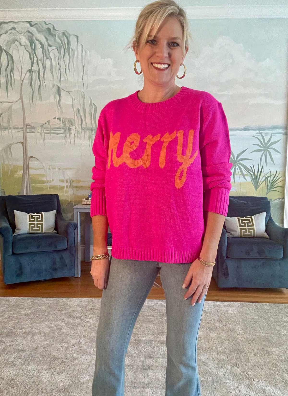 Merry Knit Long Sleeve Sweater