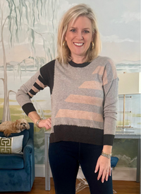 Handwork Stripe Sweater