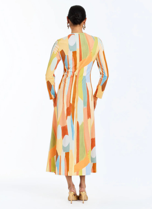 Gabriella Midi Dress- Fresco Tides