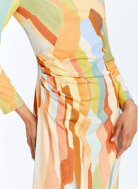 Gabriella Midi Dress- Fresco Tides