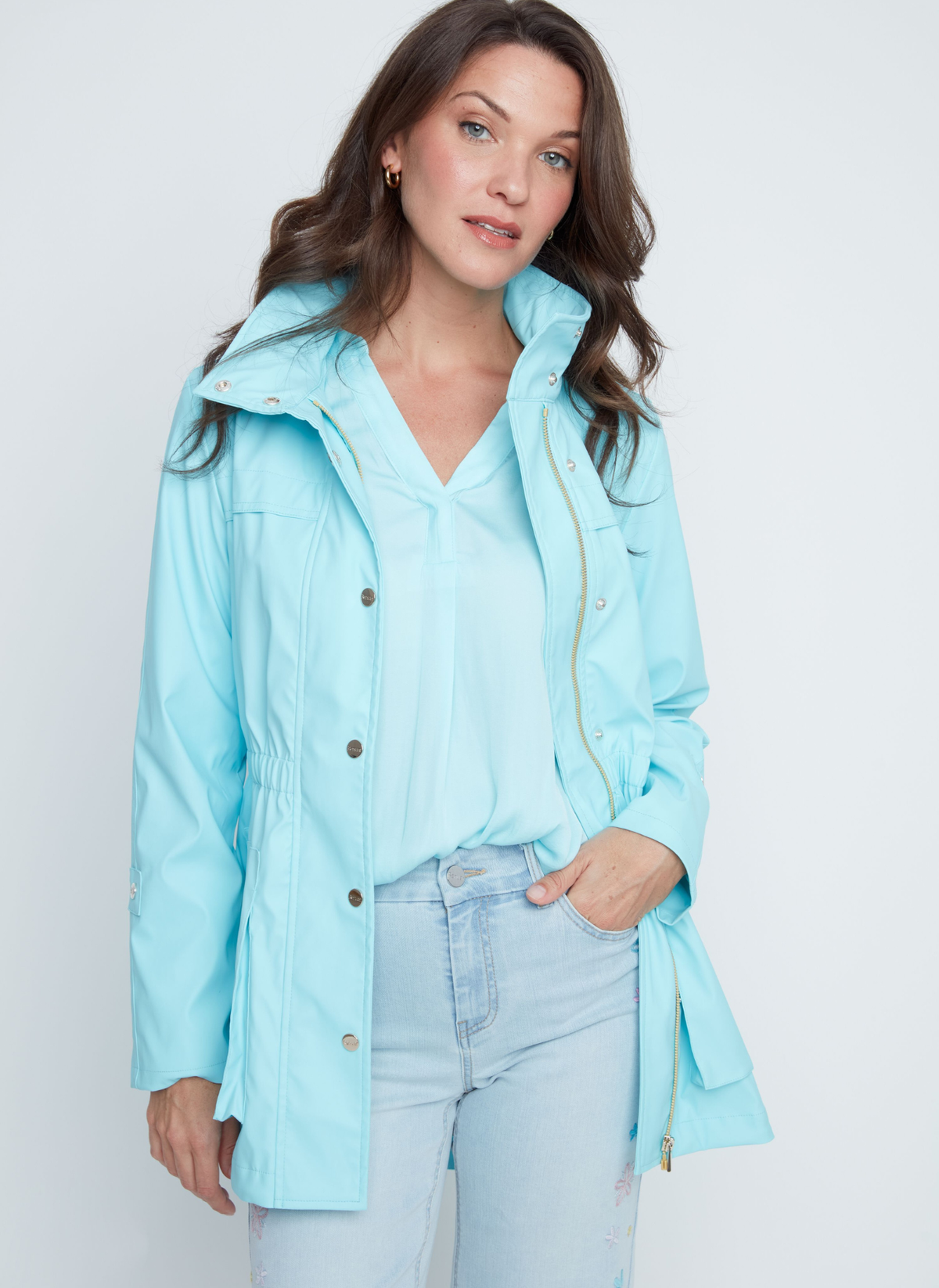 Waxed Waterproof Rain Jacket