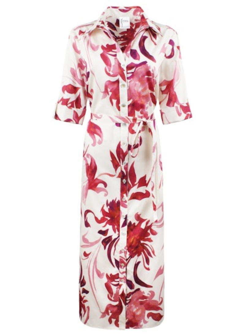 Kyoto Floral Long Alex Dress