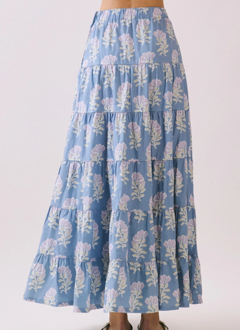 Florence Floral Midi Skirt