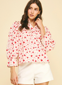 Sweetheart Ruffle Blouse