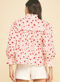 Sweetheart Ruffle Blouse