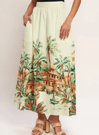Time to Getaway Midi Skirt
