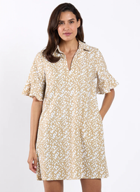 Regina Dress - Antelope Sand