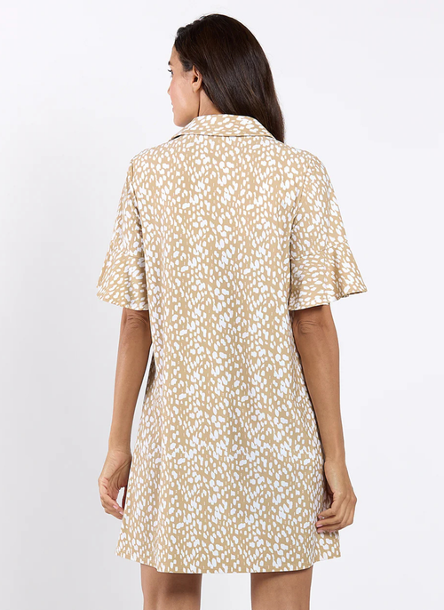 Regina Dress - Antelope Sand