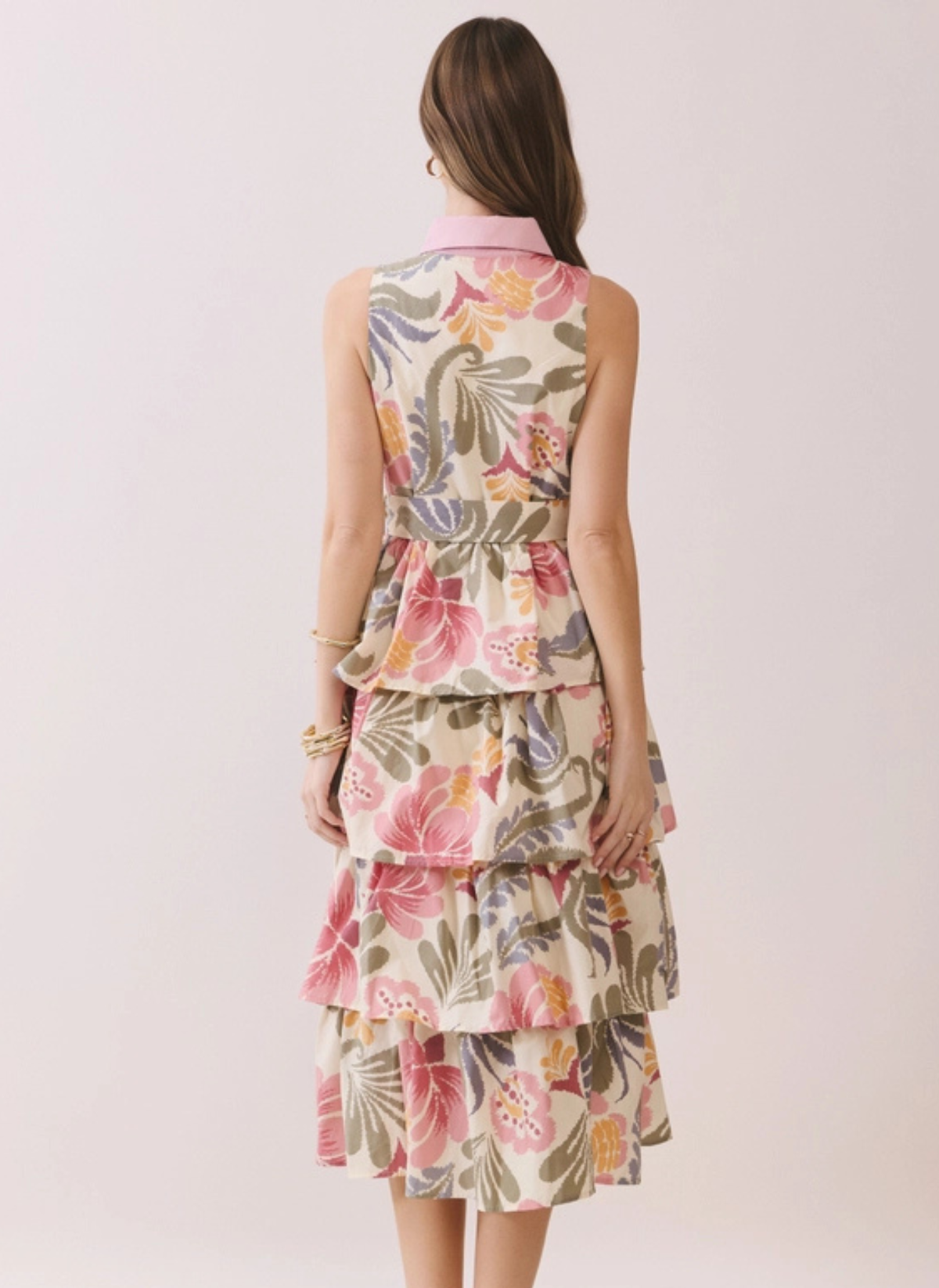 Savannah Bloom Tiered Dress