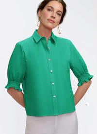 Vivienne Elbow Ruffle Top