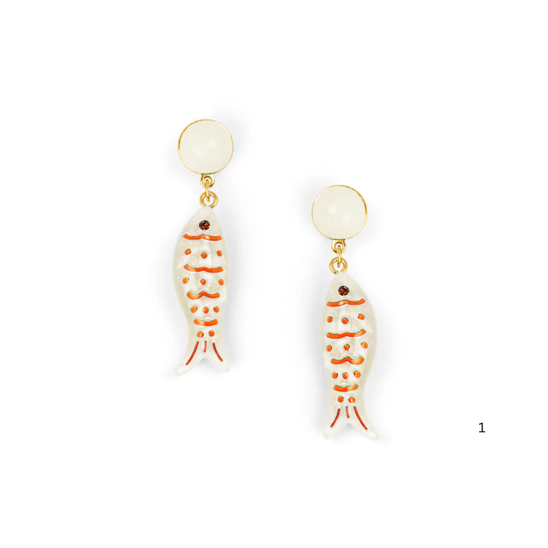 Acrylic Colorful Fish Earrings
