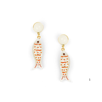 Acrylic Colorful Fish Earrings