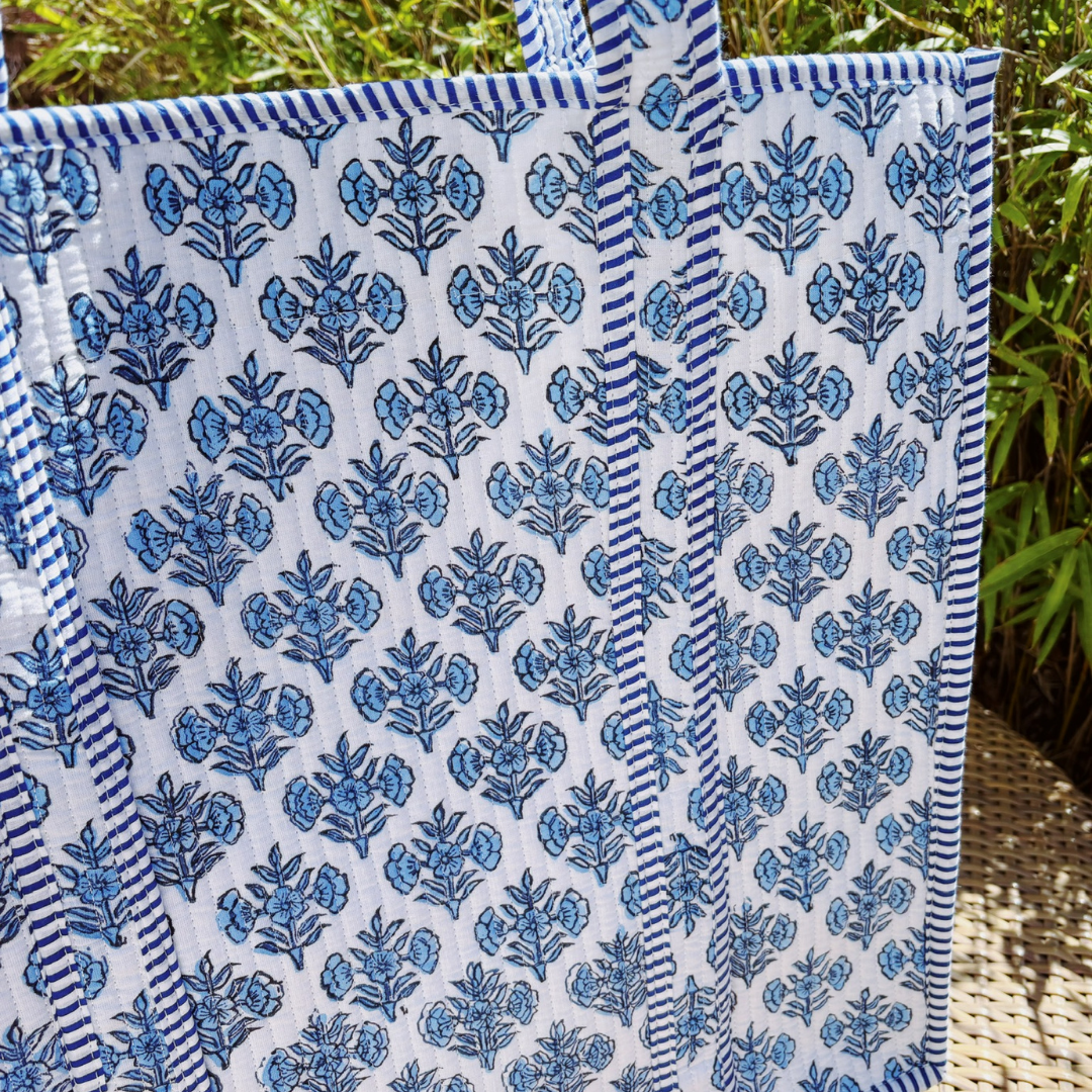 XL Quilted Market Tote Bag