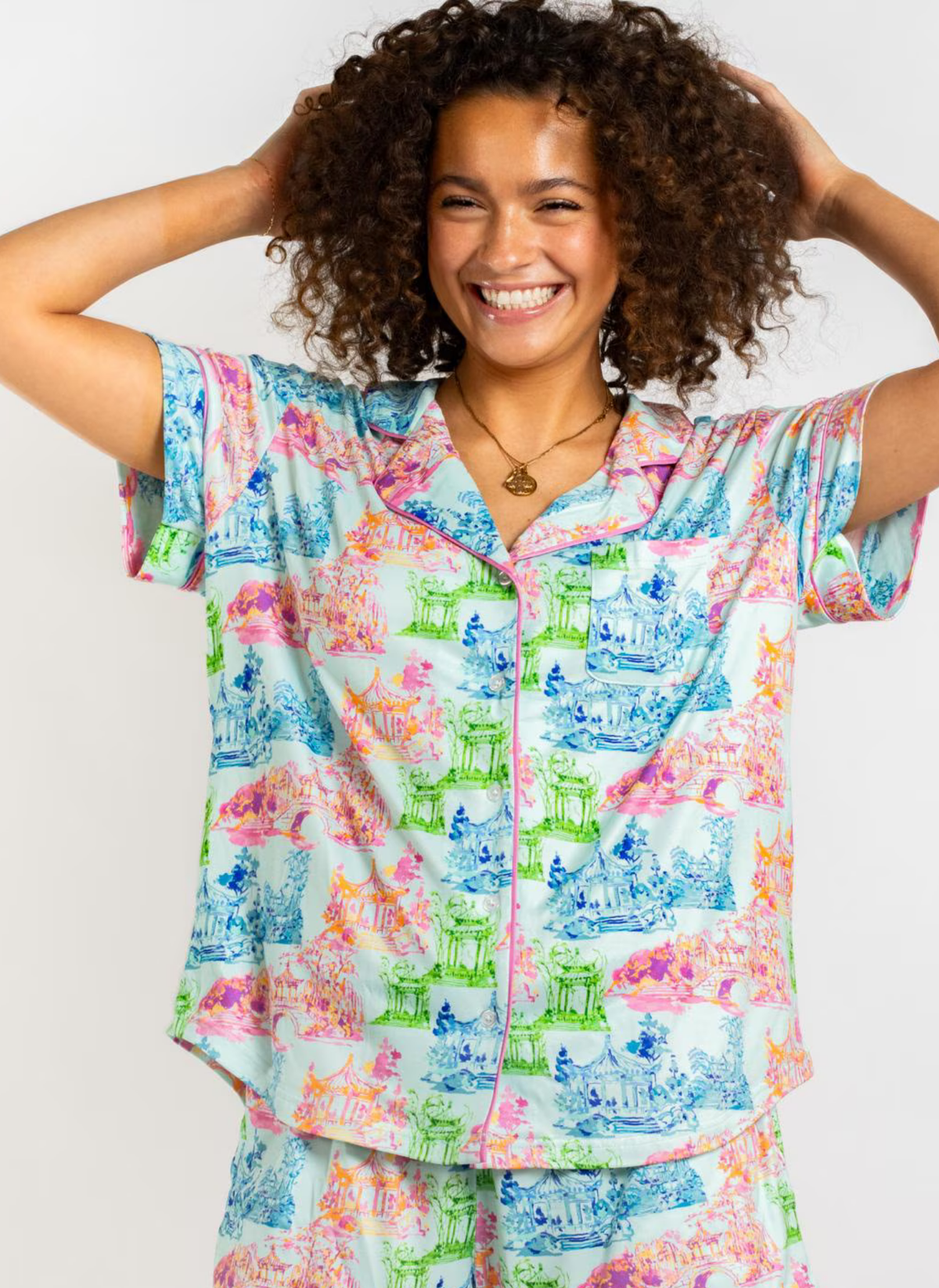 Maya Pagoda Pajama Set